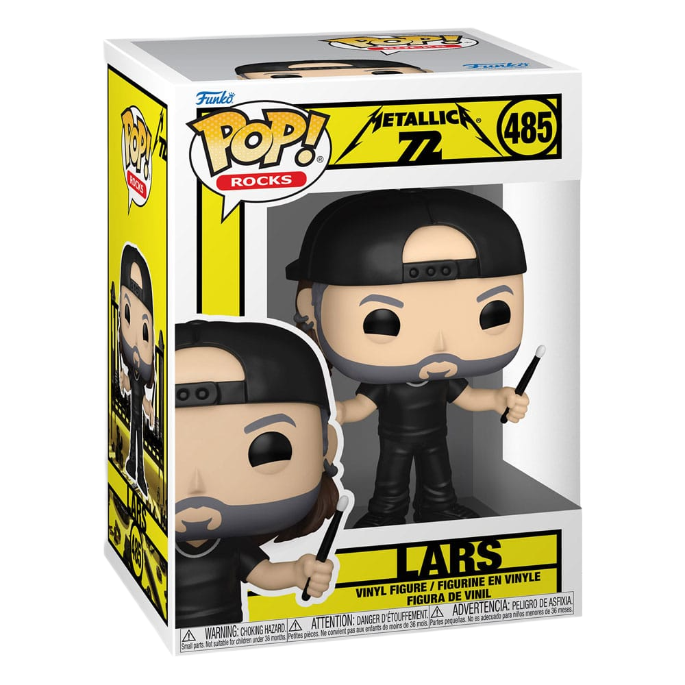 Metallica POP! Rocks Vinyl Figure Lars (72 Seasons) 9 cm
