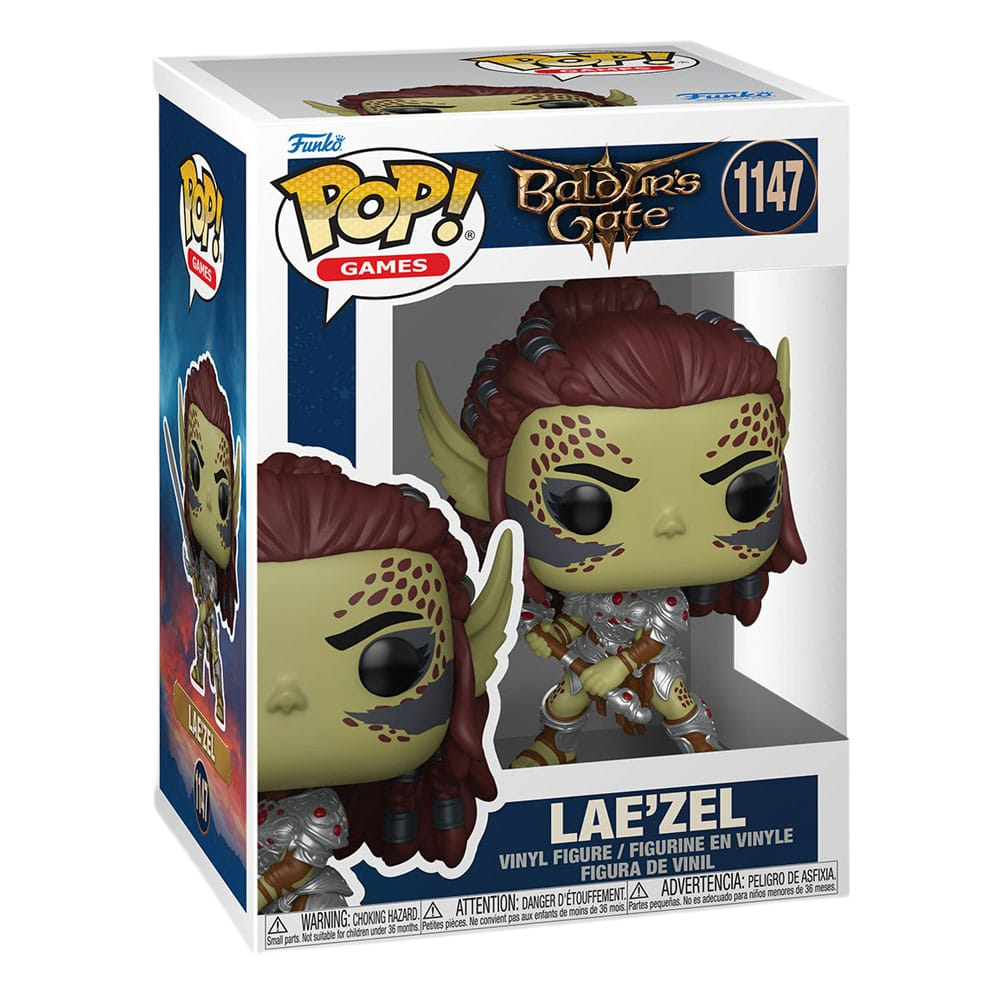 Baldur's Gate 3 POP! Games Vinyl Figure Lae'zel w/Sword 9 cm