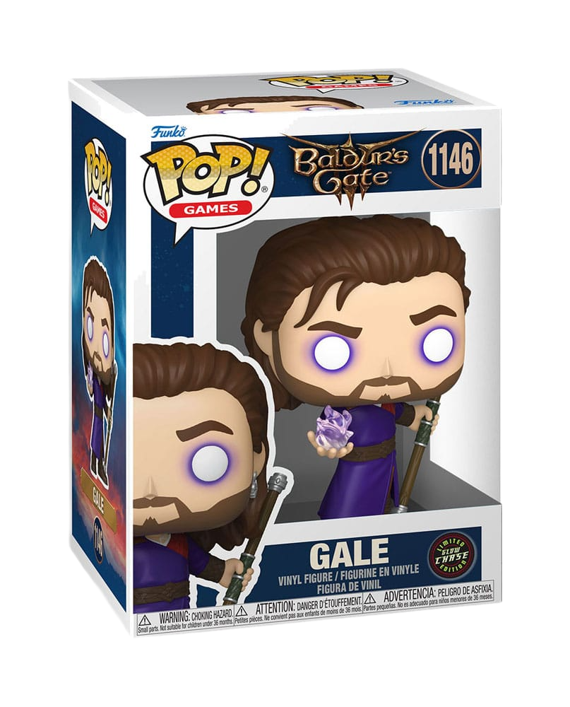 Baldur's Gate 3 POP! Games Vinyl Figures Gale with Glow Chase 9 cm