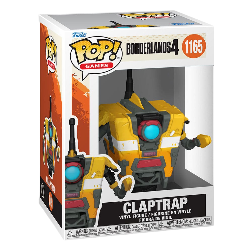 Borderlands 4 POP! Games Vinyl Figure Claptrap 9 cm