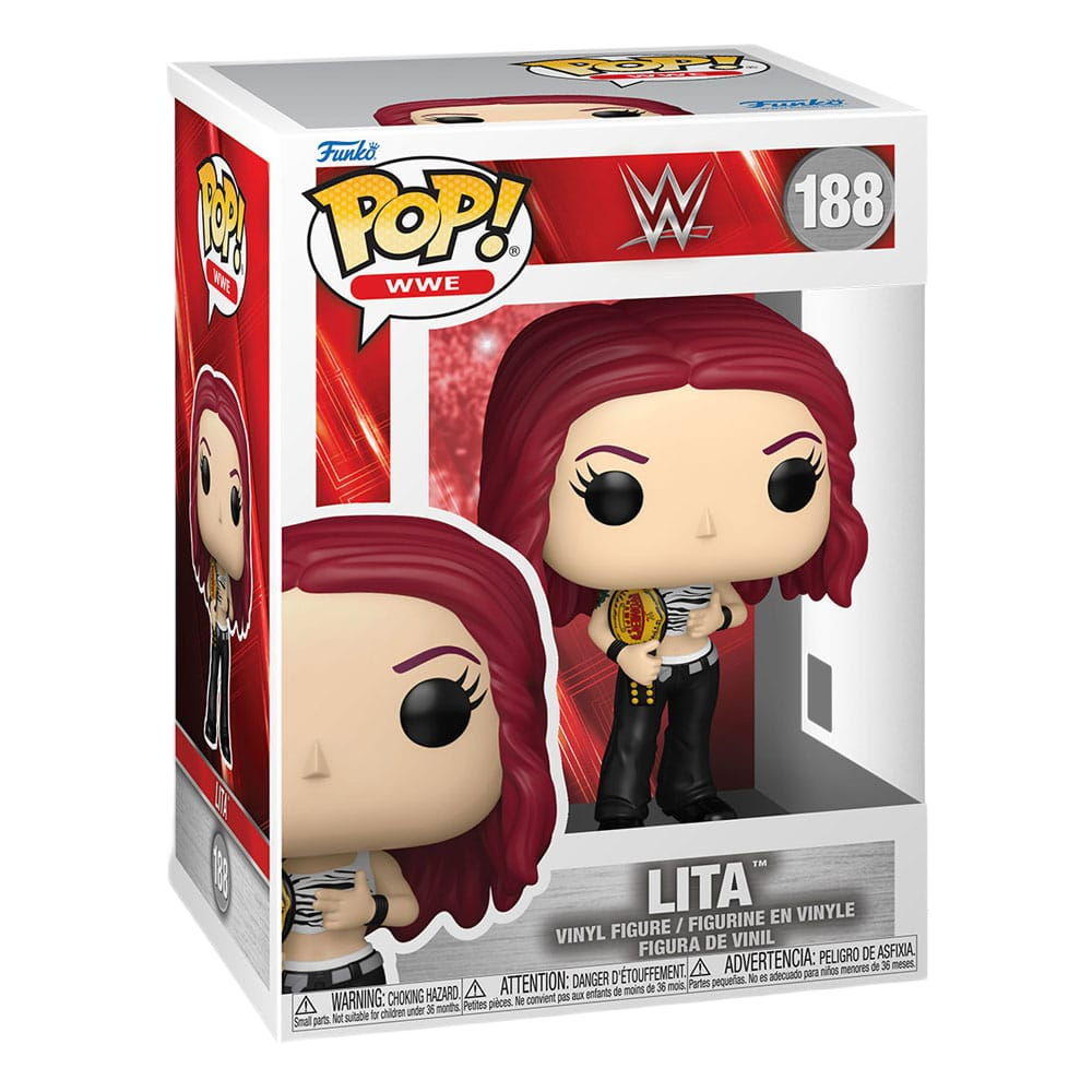 WWE POP! Vinyl Figure Lita with Championship Belt 9 cm