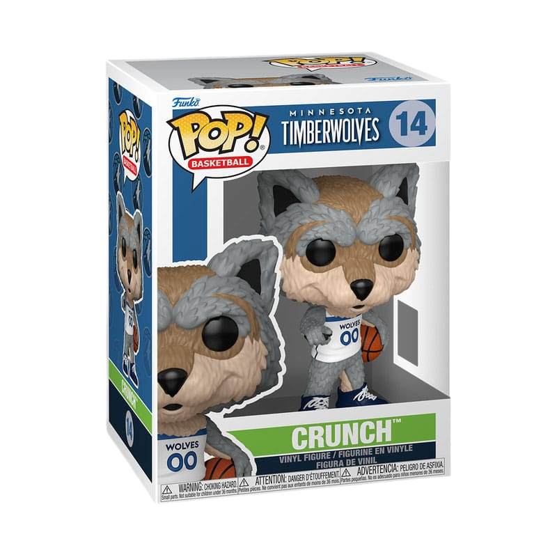 NBA Legends POP! Sports Vinyl Figure Mascots Wolves- Crunch The Wolf 9 cm