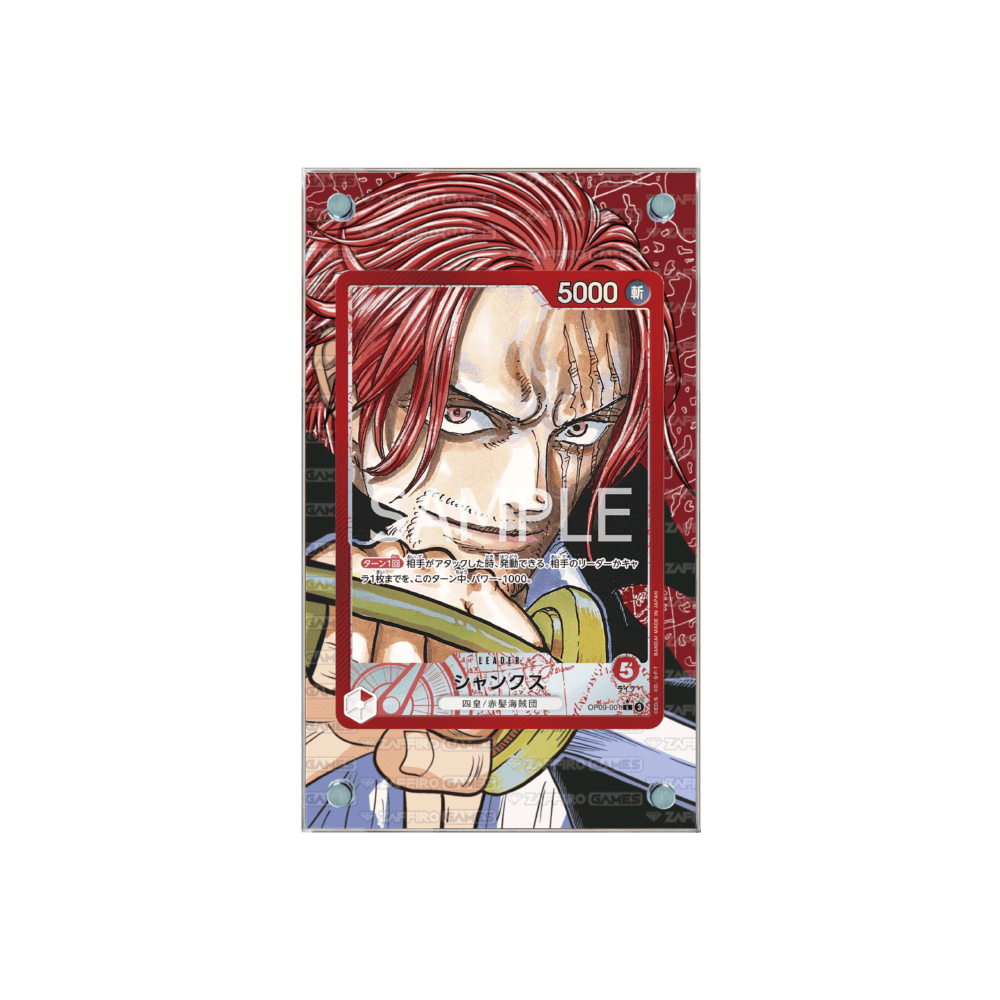 Zaffiro Games Collection - Case Magnetico Personalizzato Shanks Leader OP09-001
