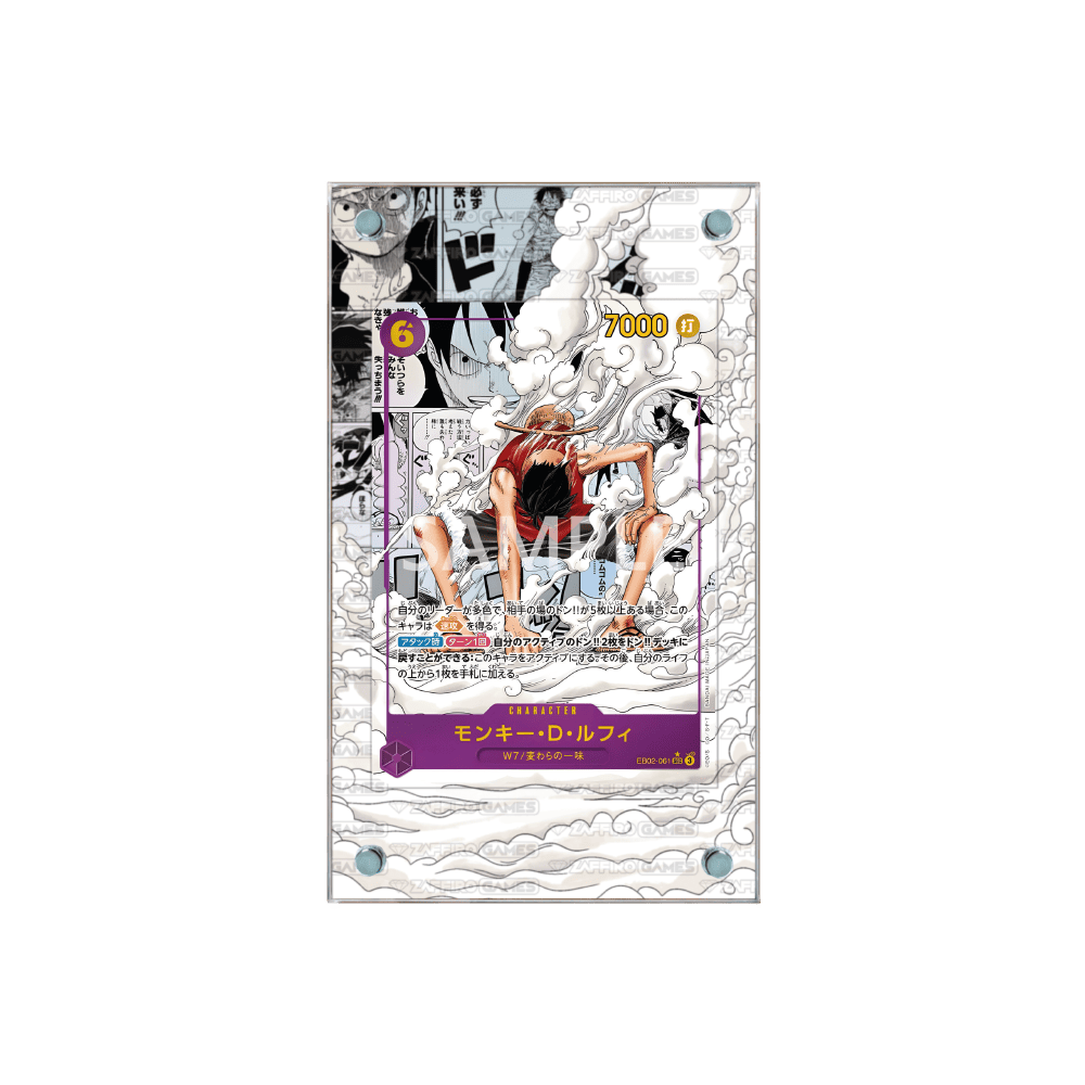 Zaffiro Games Collection - Case Magnetico Personalizzato Luffy Manga EB02-061