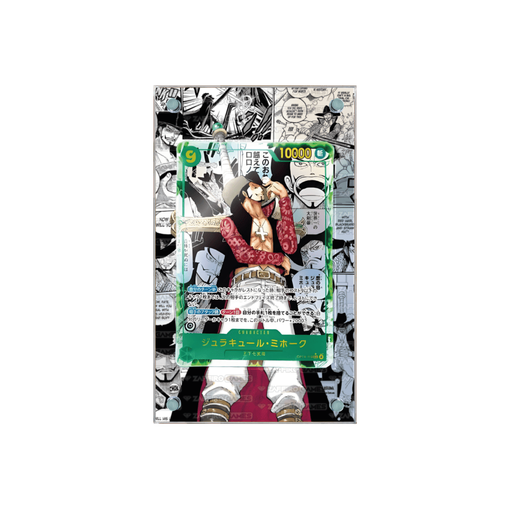 Zaffiro Games Collection - Case Magnetico Personalizzato Mihawk Manga OP14