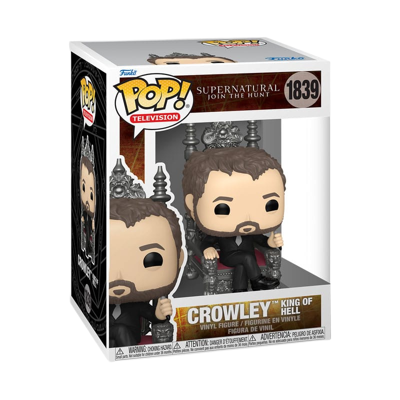 Supernatural POP! Premium Vinyl Figure CrowleyKoH 9 cm