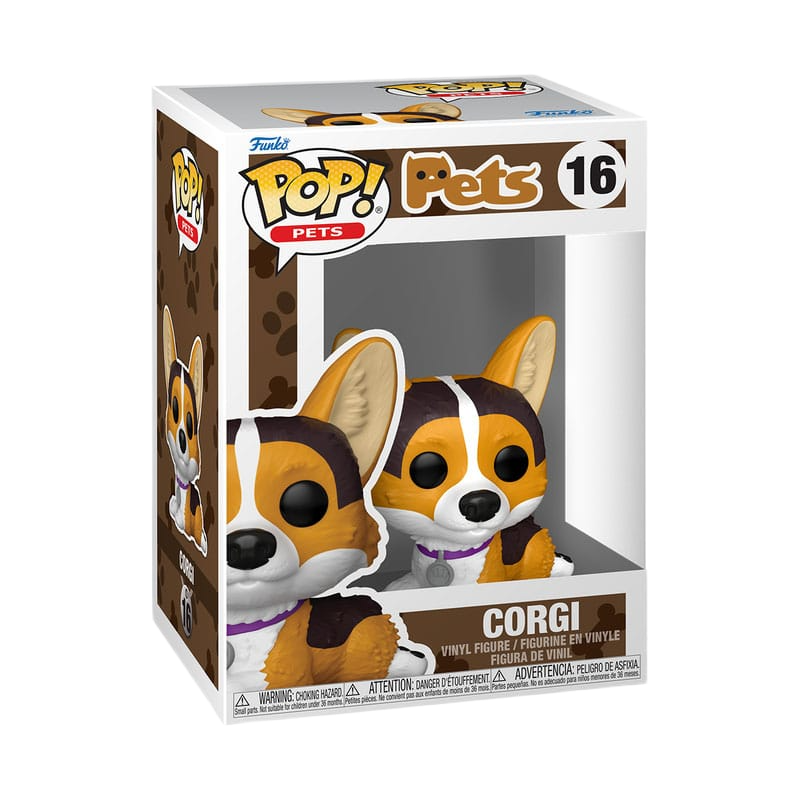 Funko-Legacy POP! Pets Vinyl Figure Corgi 9 cm
