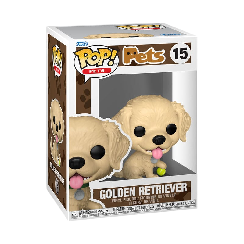 Funko-Legacy POP! Pets Vinyl Figure Golden Retriever 9 cm