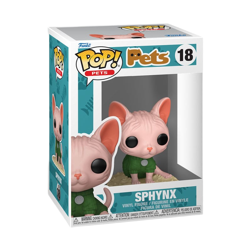 Funko-Legacy POP! Pets Vinyl Figure Sphinx Cat 9 cm