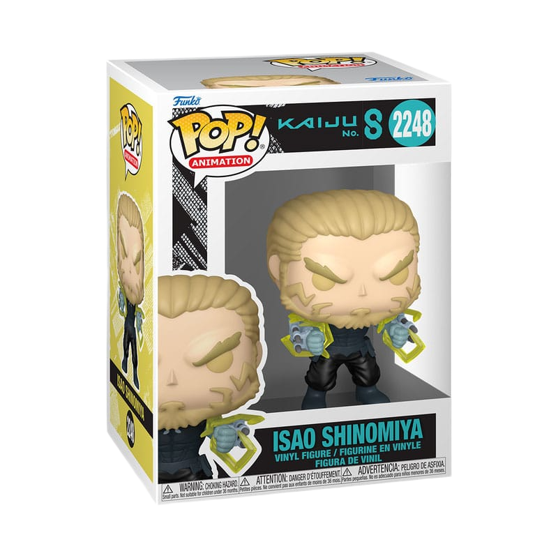 Kaiju No. 8 POP! Animation Vinyl Figure Isao Shinomiya 9 cm