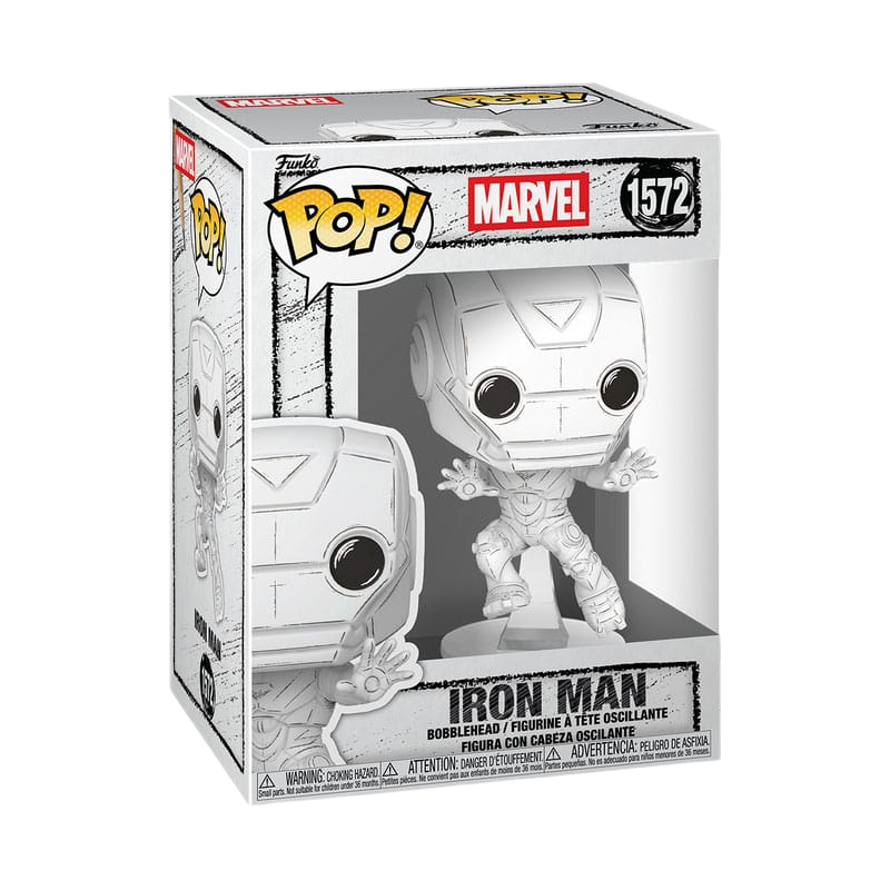 Marvel POP! Vinyl Figure Sketched - Iron Man 9 cm