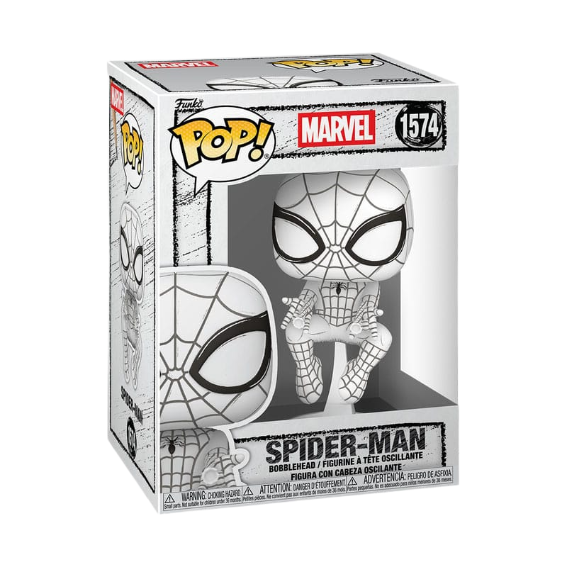 Marvel POP! Vinyl Figure Sketched - Spider-Man 9 cm
