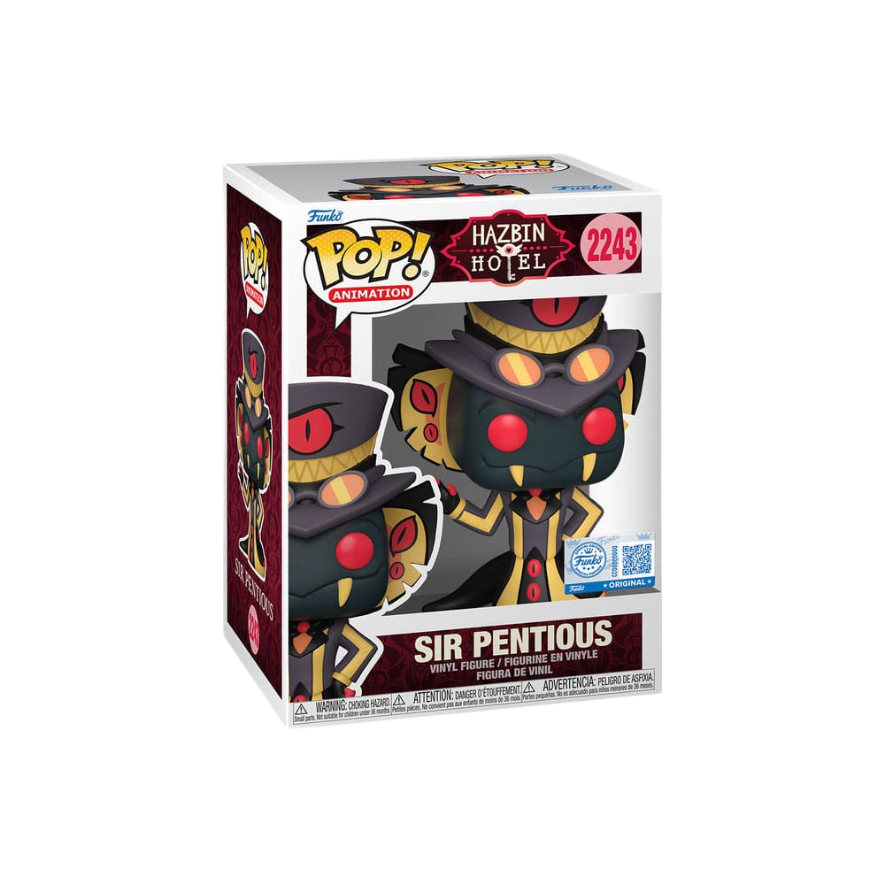 Hazbin Hotel POP! Animation Vinyl Figures Sir Pentious 9 cm