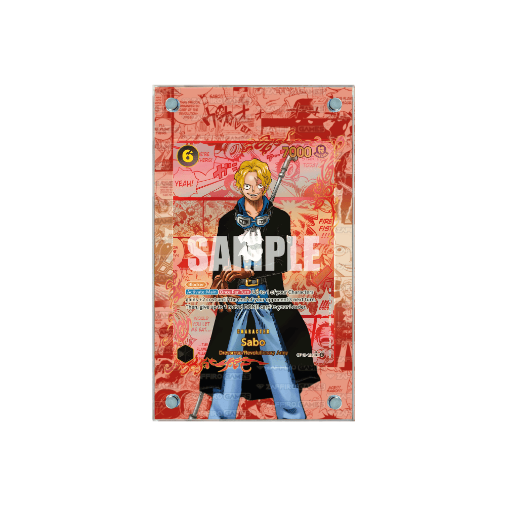 Zaffiro Games Collection - Case Magnetico Personalizzato Sabo Manga Red OP13