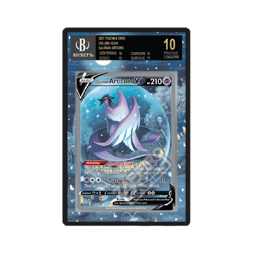 Articuno di Galar 170/198 Regno Glaciale Case BGS - ZGC