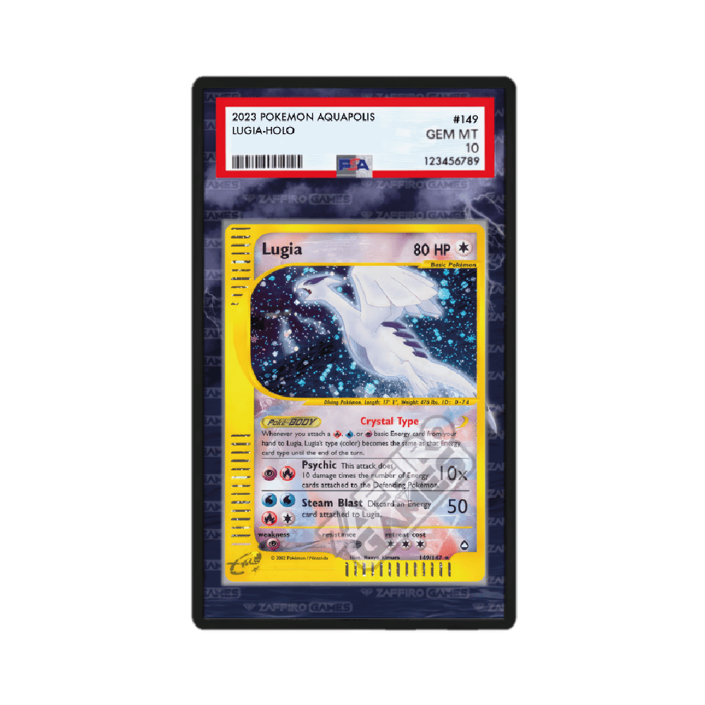 Lugia Tipo Cristallino 149/147 Aquapolis Case PSA - ZGC