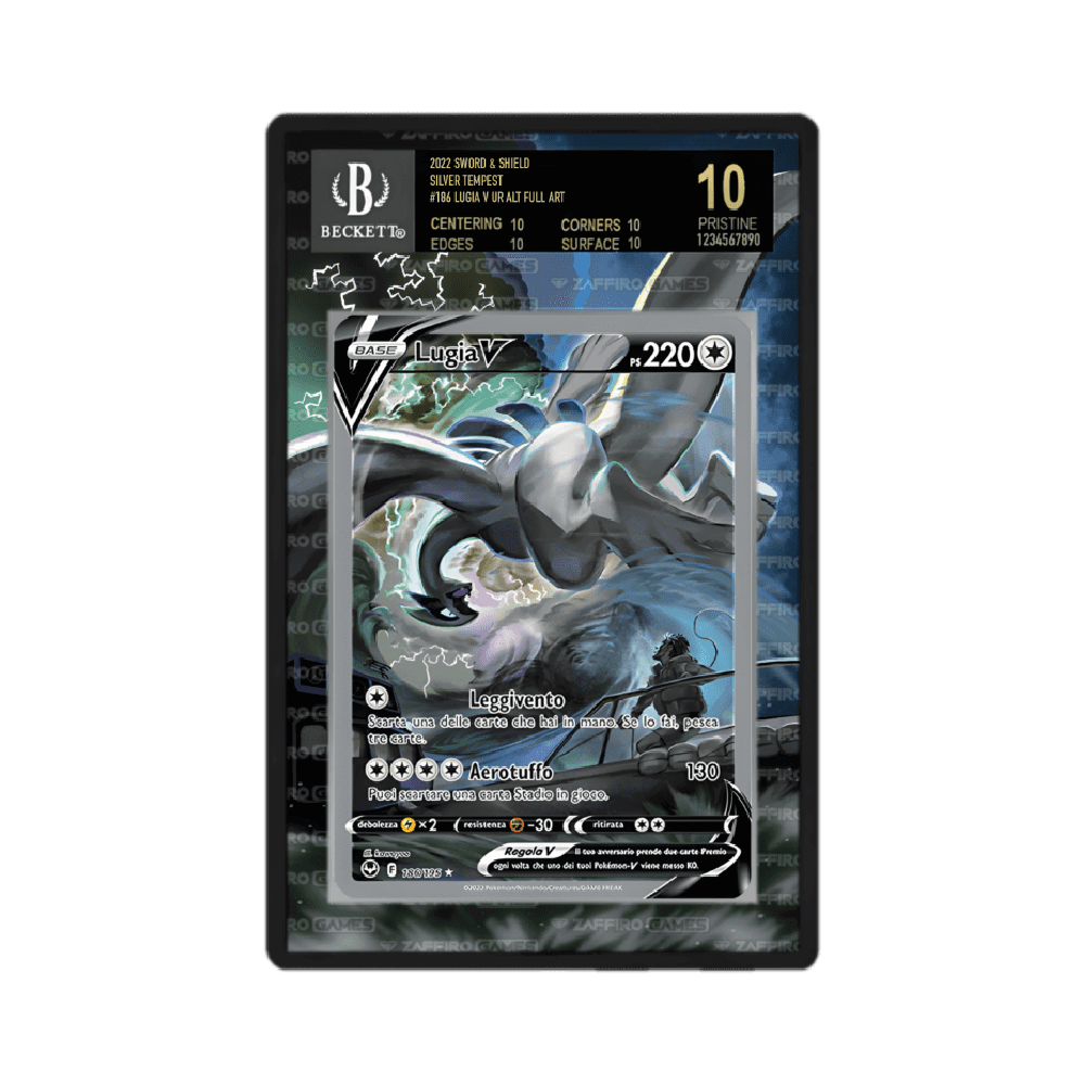 Lugia V 186/195 Tempesta Argentata Case BGS - ZGC