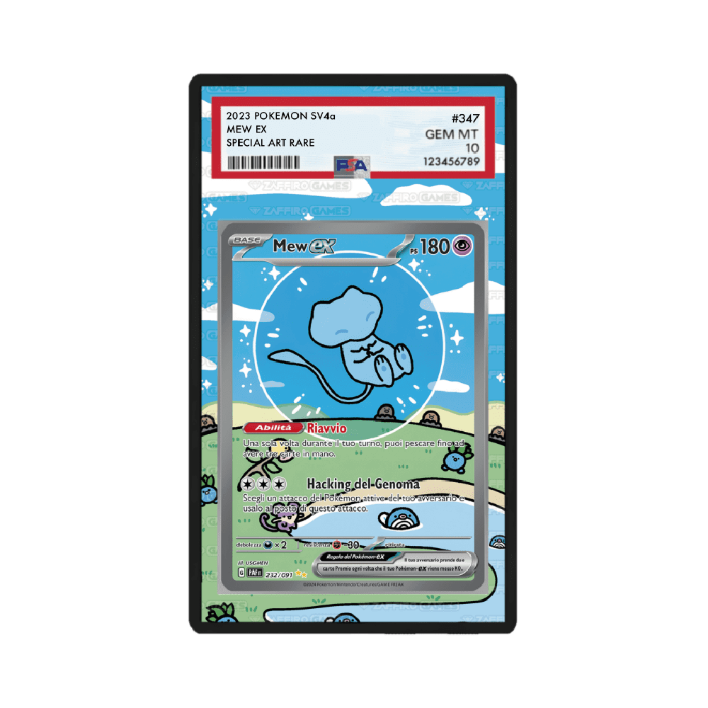 Mew ex 232/091 Destino di Paldea Case PSA - ZGC