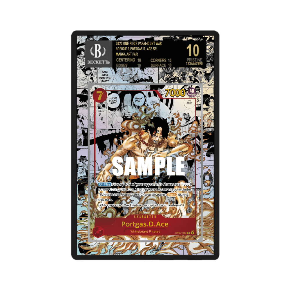 Portgas.D.Ace (Manga) OP02/013 OP02 Paramount War Case BGS - ZGC