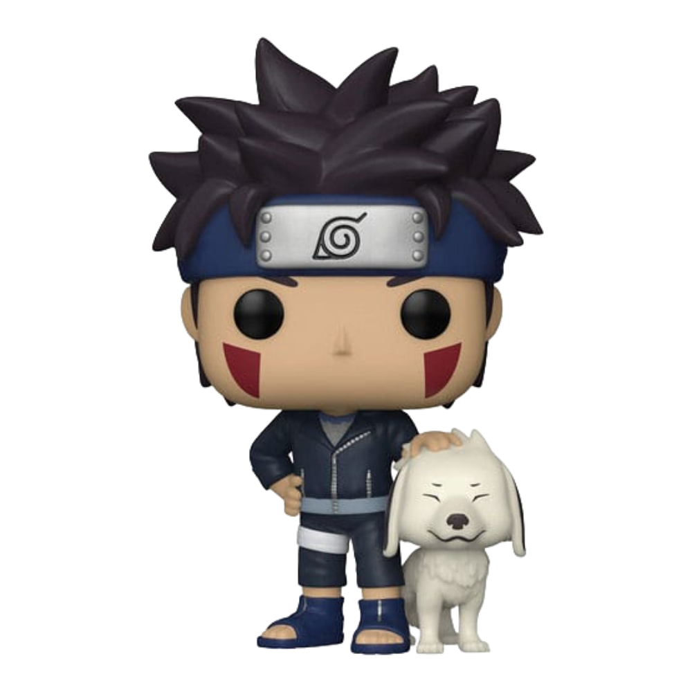 Naruto POP! Animation Vinyl Figure Kiba w/Akamaru 9 cm