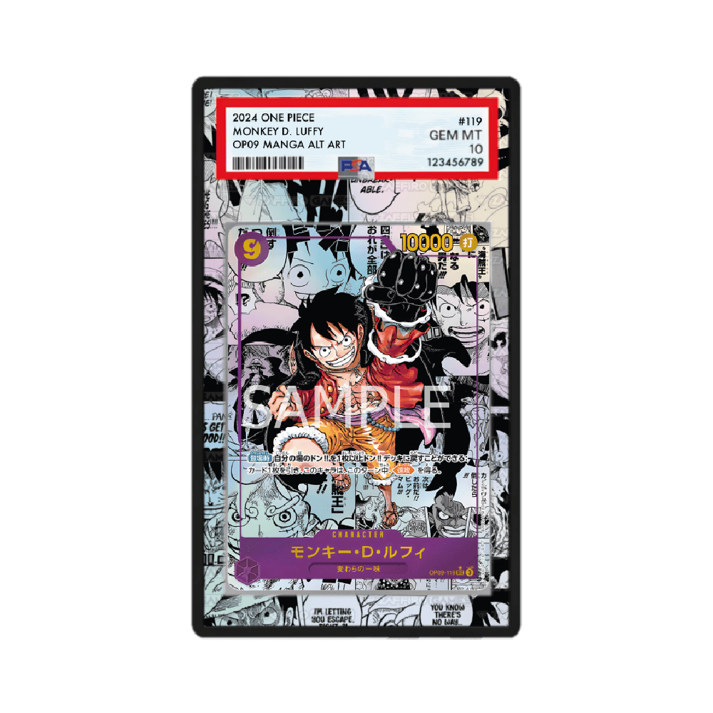 Monkey.D.Luffy 119 OP09 Emperors in the New World Case PSA - ZGC