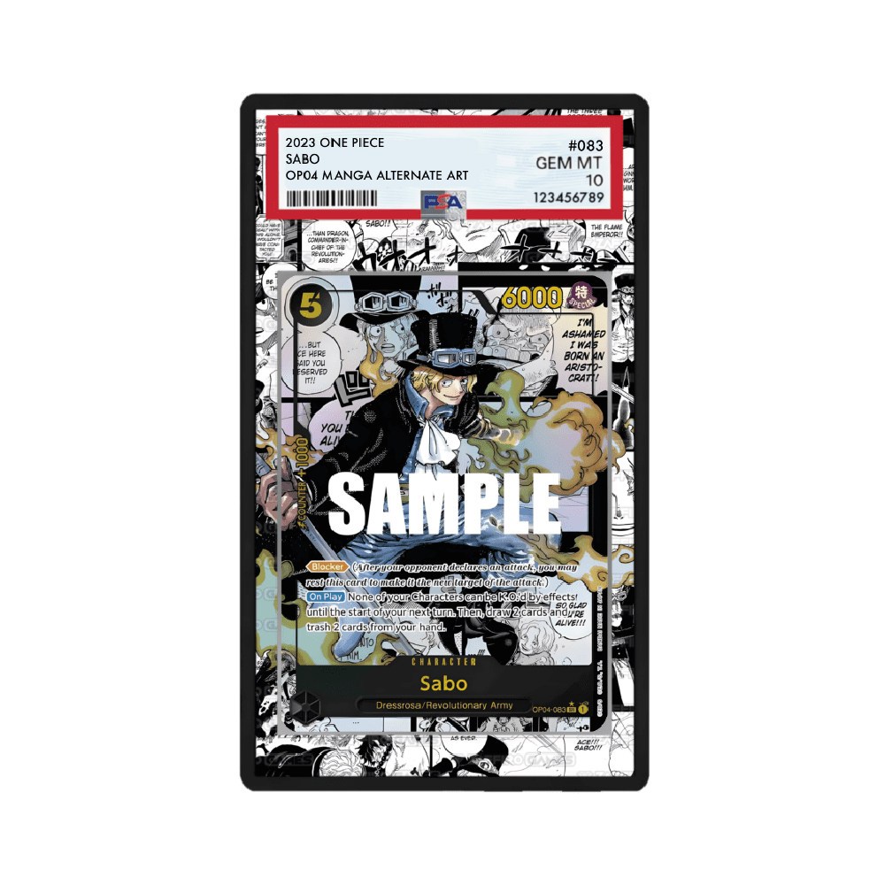 Sabo 083 OP04 (Manga) Kingdoms of Intrigue Case PSA - ZGC