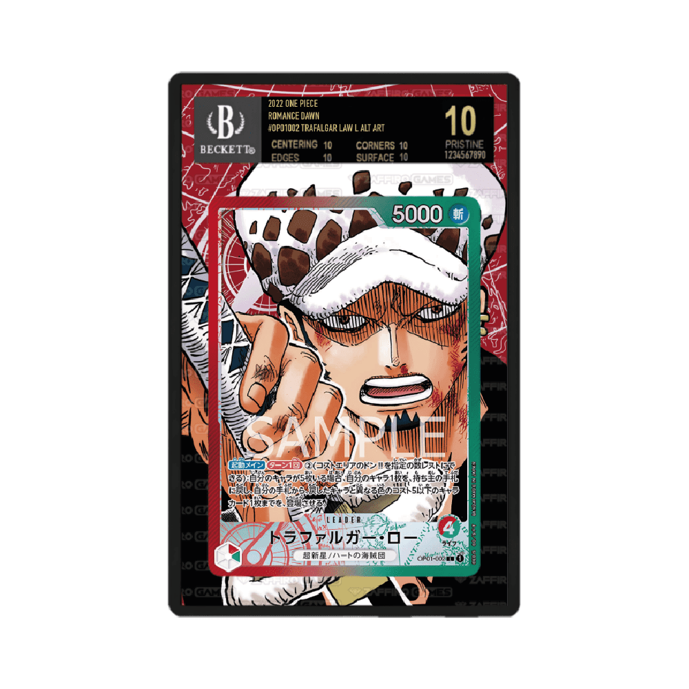 Trafalgar Law 002 OP01 Leader Romance Dawn Case BGS - ZGC