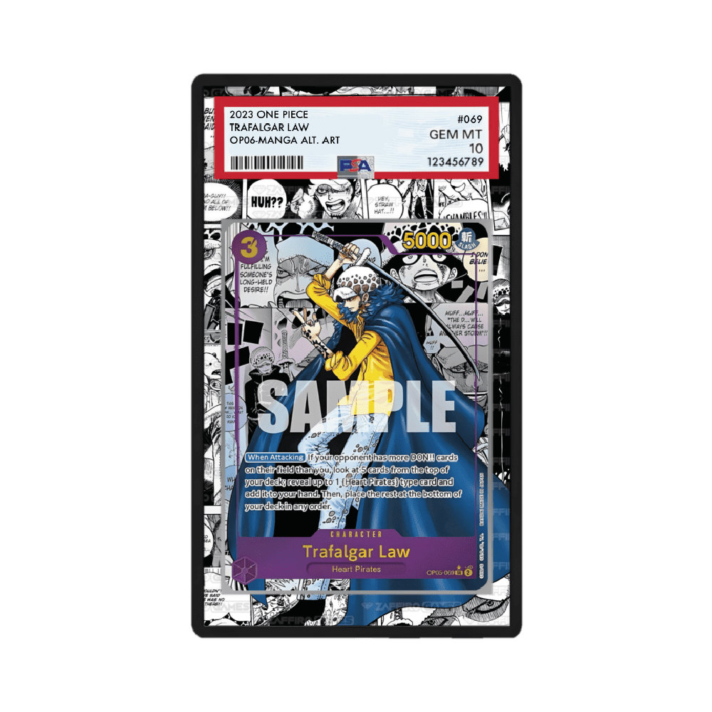 Trafalgar Law 069 OP05 (Manga) Awakening of the New Era Case PSA - ZGC