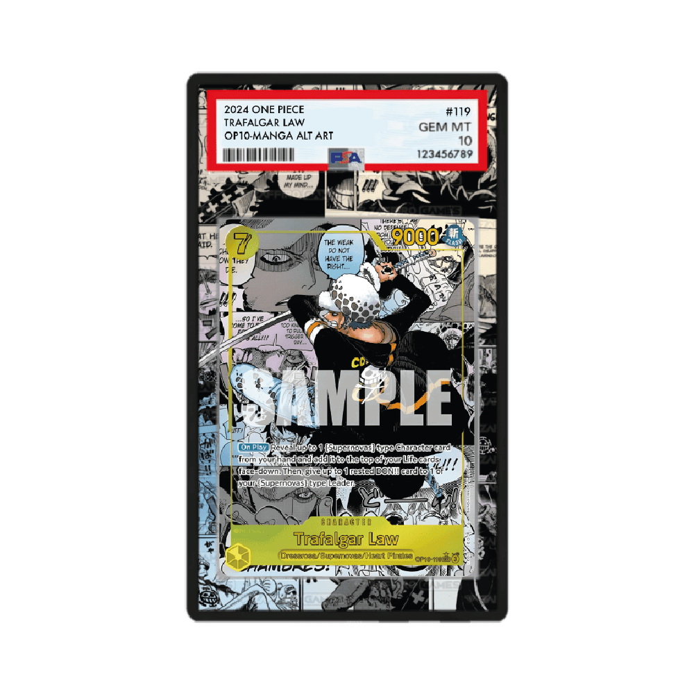 Trafalgar Law 119 OP10 (Manga) Royal Blood Case PSA - ZGC