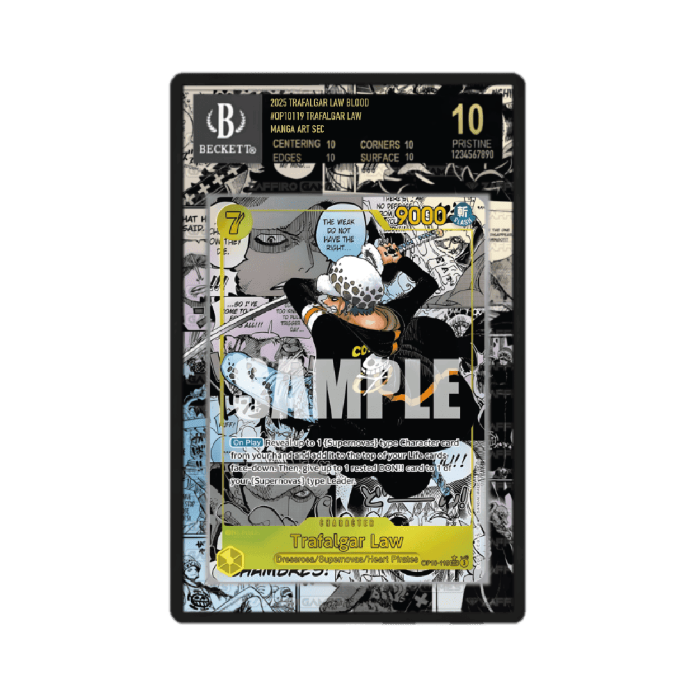 Trafalgar Law 119 OP10 (Manga) Royal Blood Case BGS - ZGC