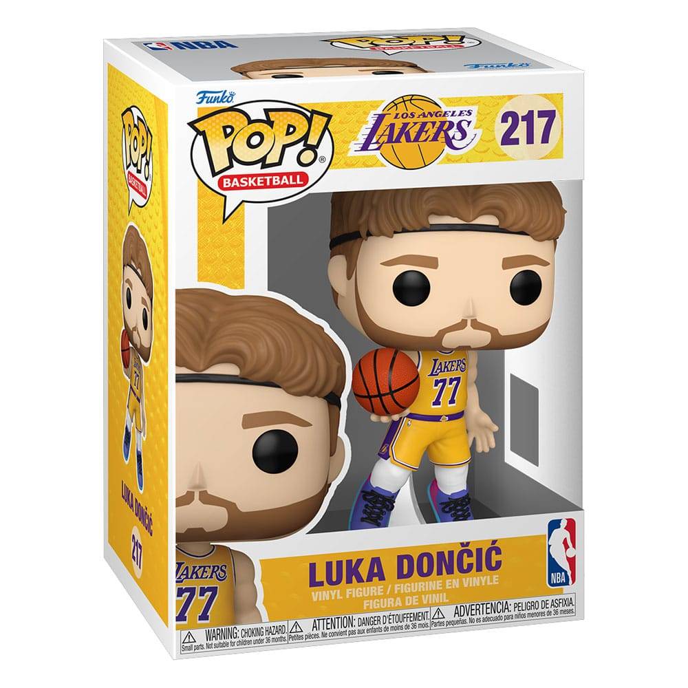 NBA POP! Basketball Vinyl Figure Los Angeles Lakers: Luka Doncic (2025 Icon Edition Uniform) 9 cm