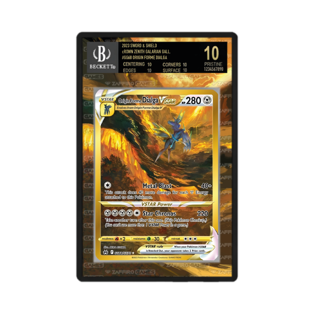 Dialga Originale V Astro Gold Galleria Di Galar 228/159 GG68/GG70 Zenit Regale Case BGS - ZGC