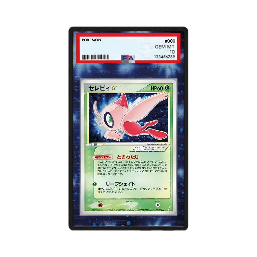 Celebi ☆ Gold Star 100/100 Guardiani di Cristalli Case PSA - ZCG