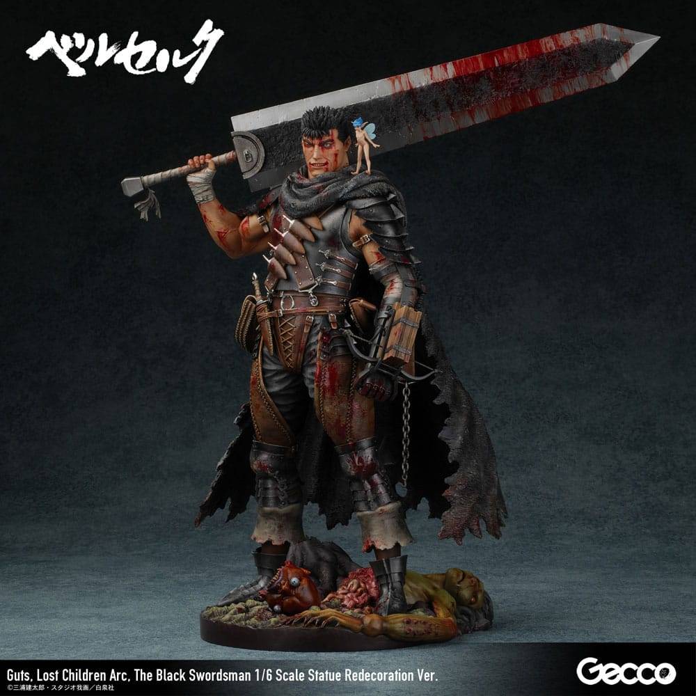 Berserk Statue 1/6 Guts Lost Children Arc The Black Swordsman Redecoration Ver. 38 cm