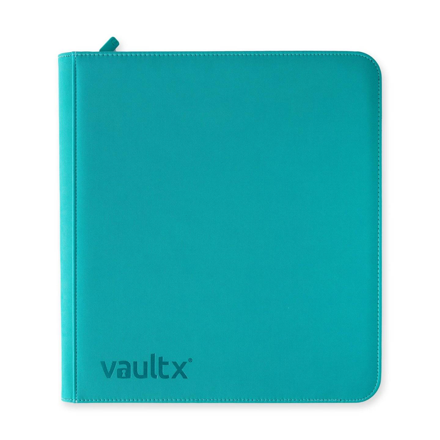 Vault X - 12 Pocket Exo-Tech Zip Binder XL Ocean Blue
