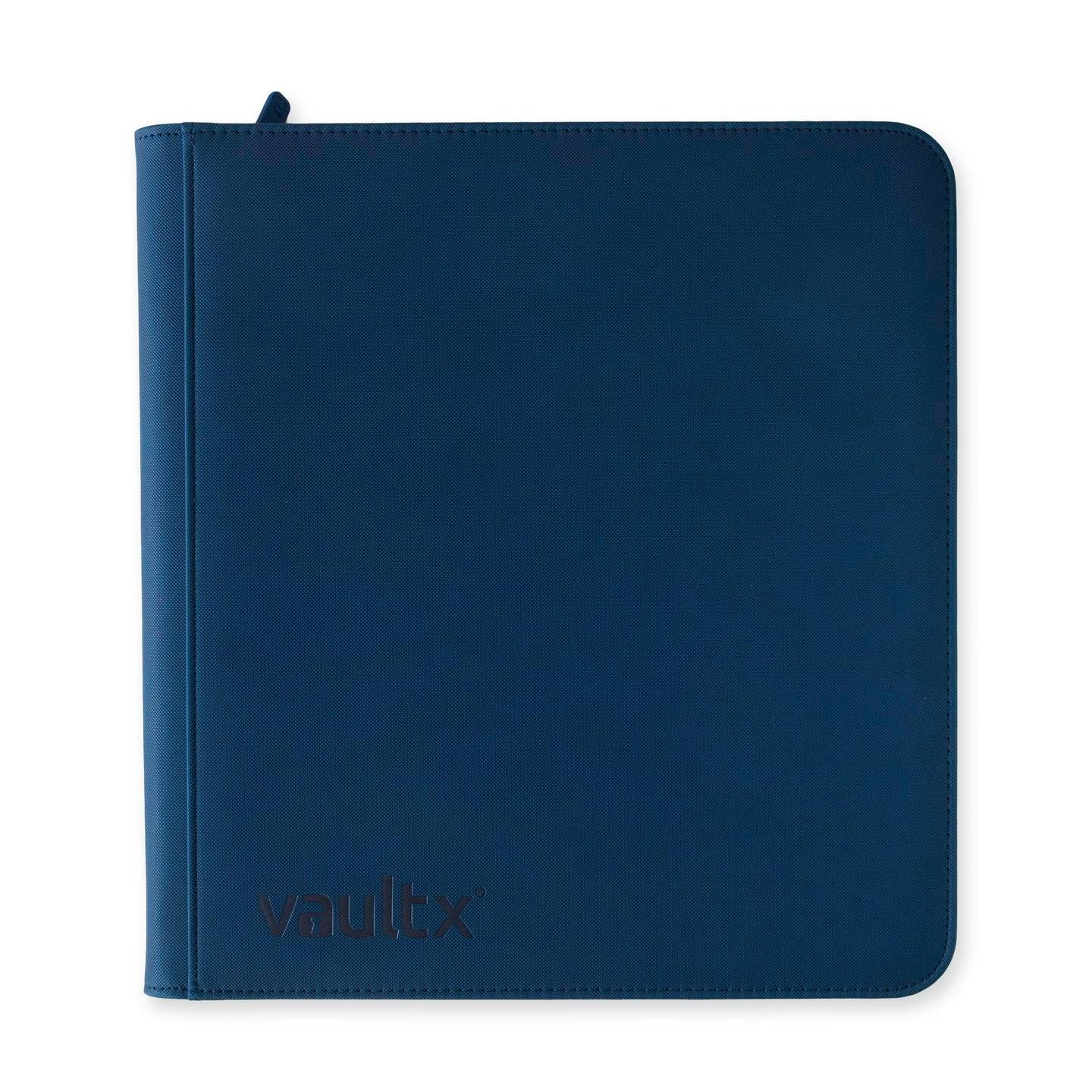 Vault X - 12 Pocket Exo-Tech Zip Binder XL Royal Blue