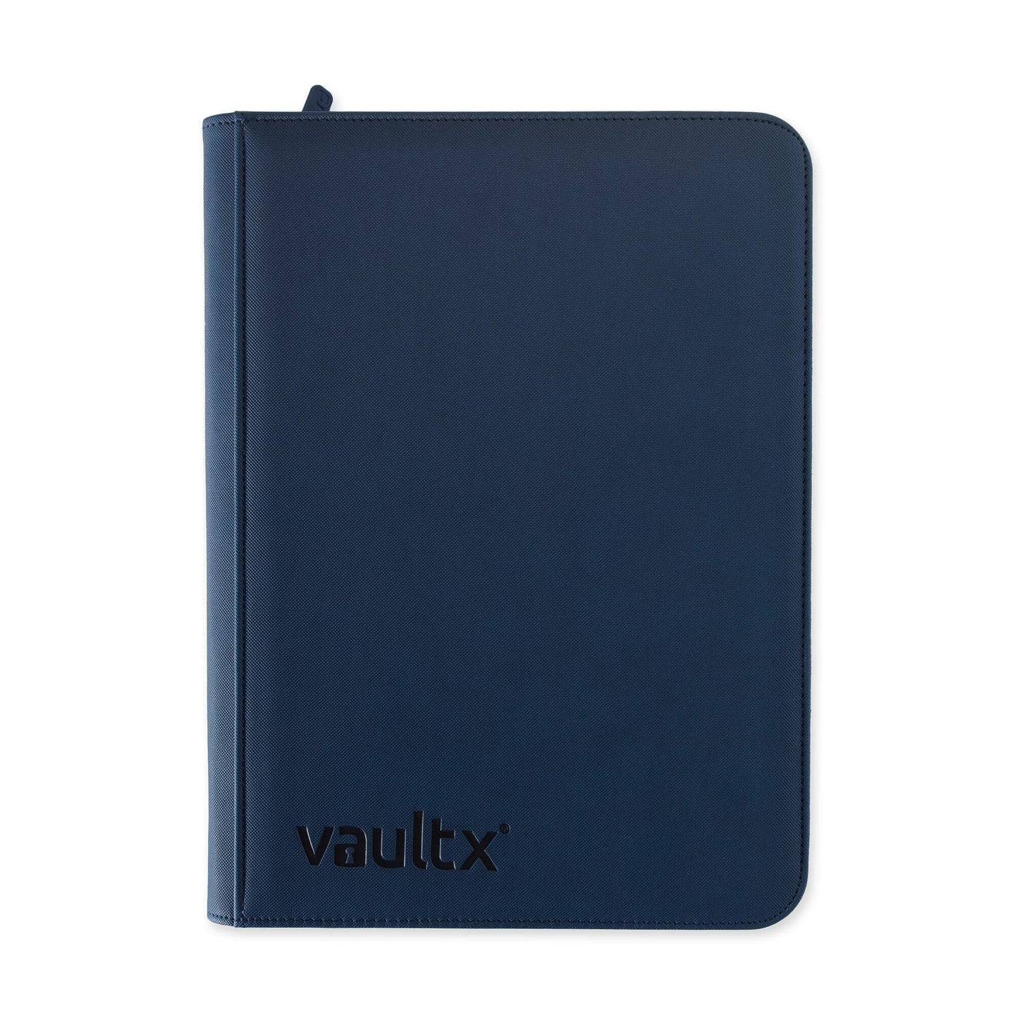 Vault X - 9 Pocket Exo-Tech Zip Binder Royal Blue