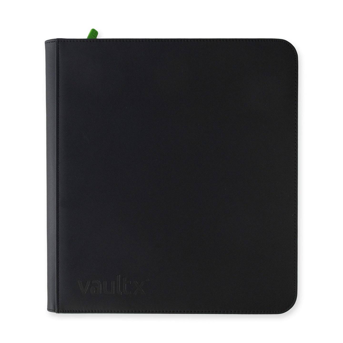 Vault X - 12 Pocket Exo-Tech Zip Binder Black