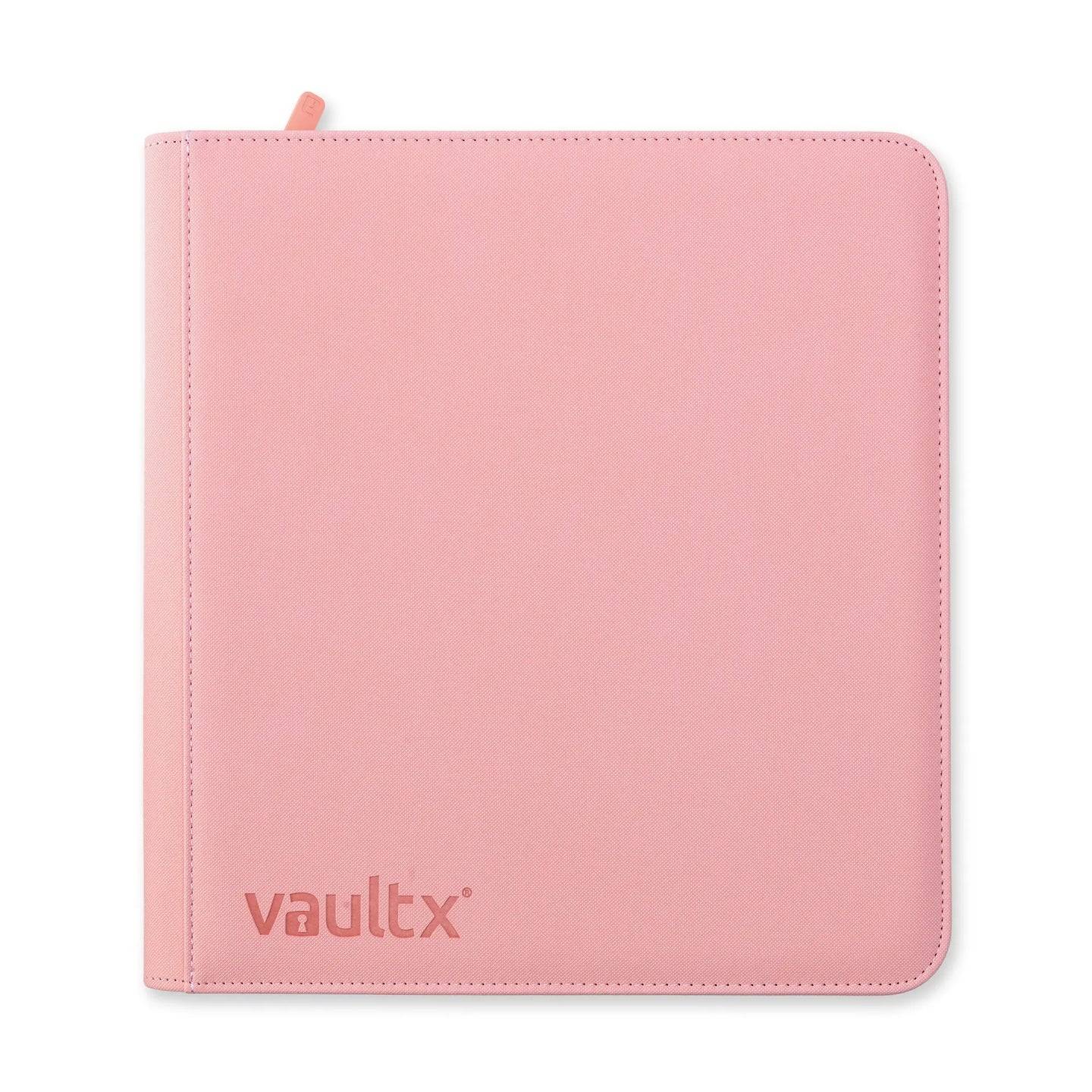 Vault X - 12 Pocket Exo-Tech Zip Binder Pink