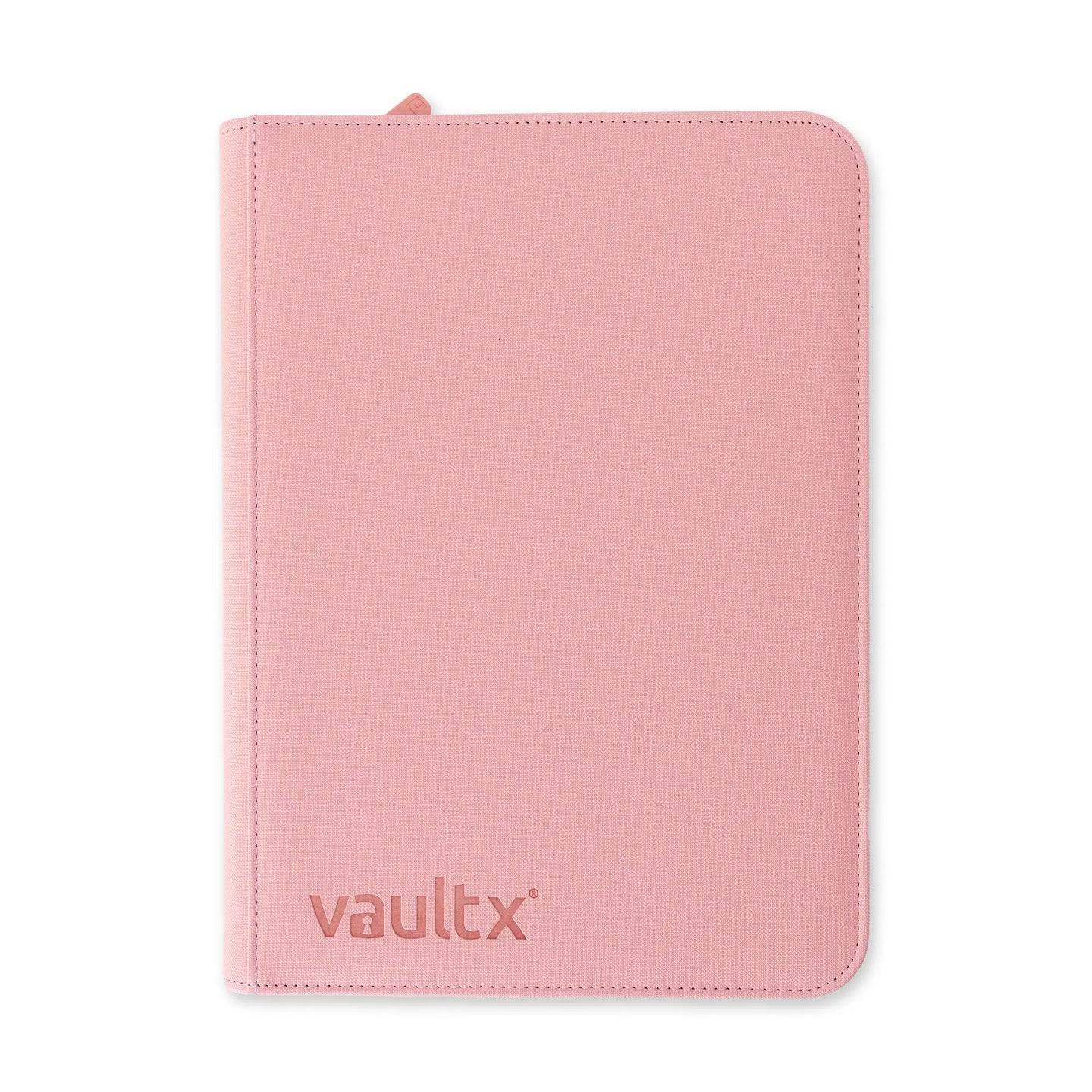 Vault X - 9 Pocket Exo-Tech Zip Binder Pink