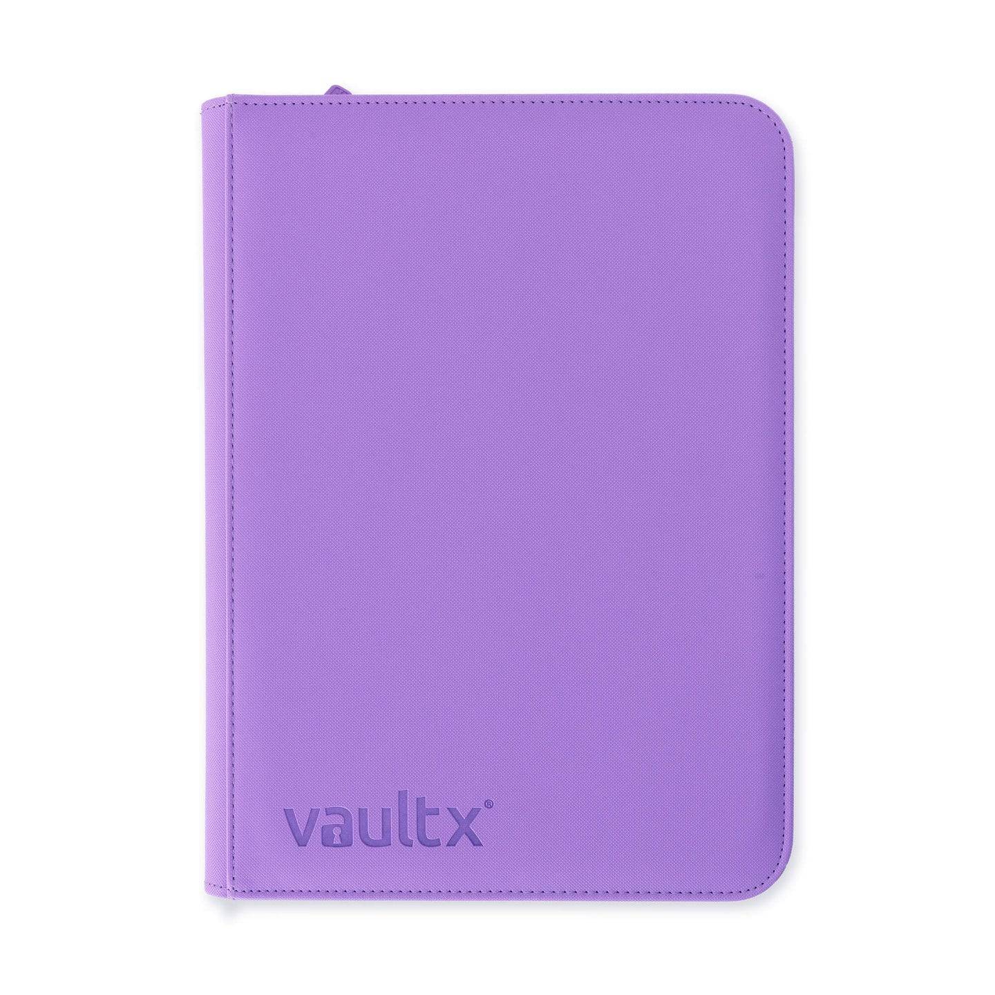 Vault X - 9 Pocket Exo-Tech Zip Binder Purple