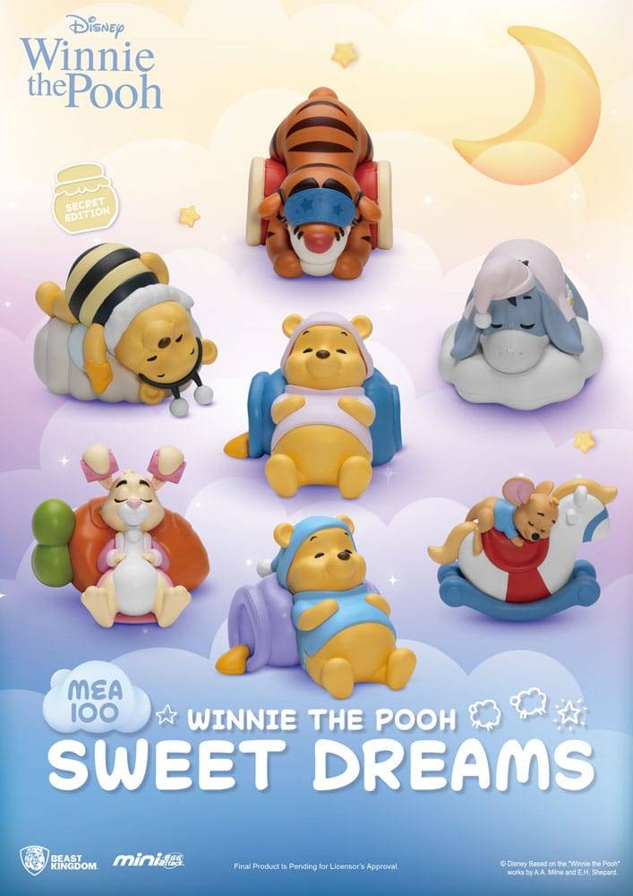 Winnie the Pooh Mini Egg Attack Blind Box Figures sweet dreams 6 cm