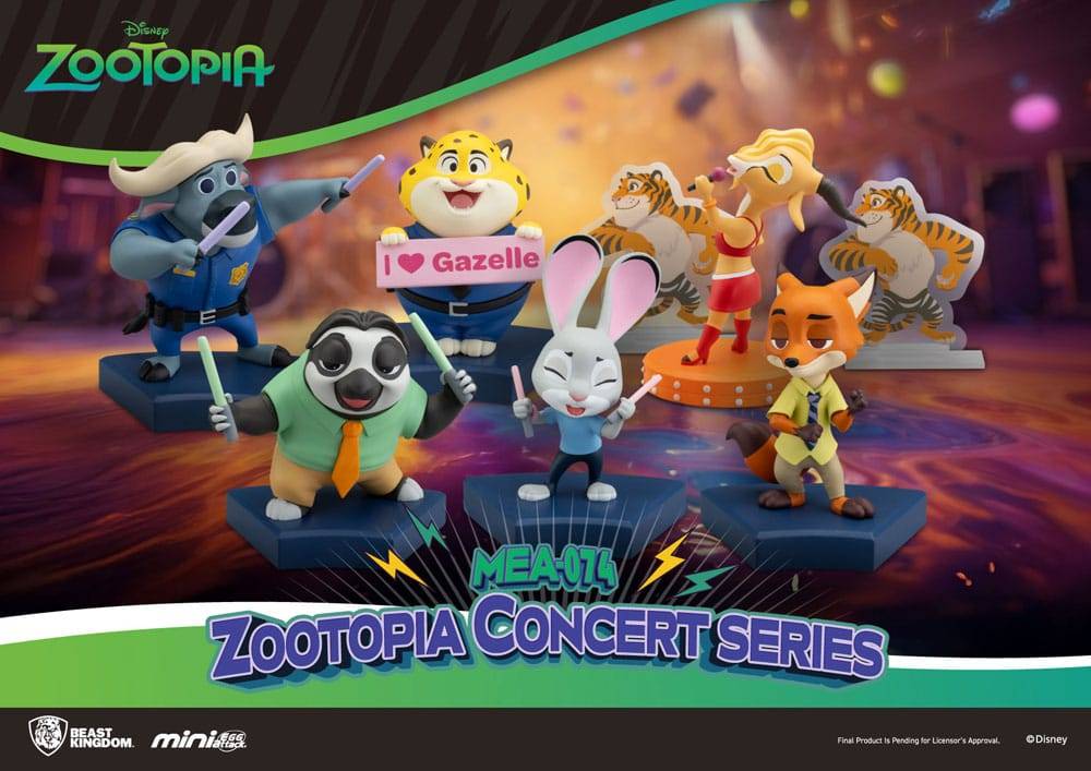Zootopia Mini Egg Attack Blind Box Figures Concert Series 8 cm