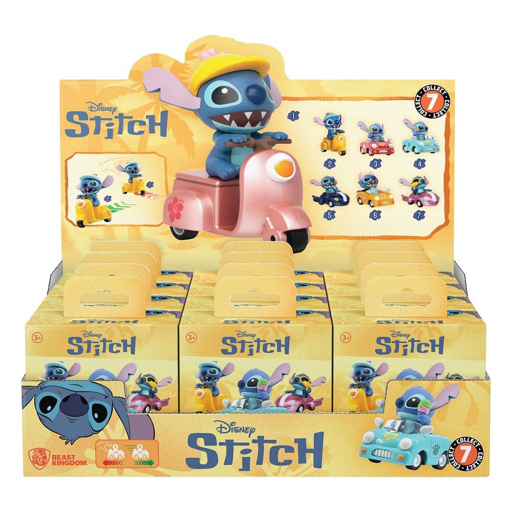 Lilo & Stitch Zoom Hero Pullback Vehicles with Figures Stitch Blind Box