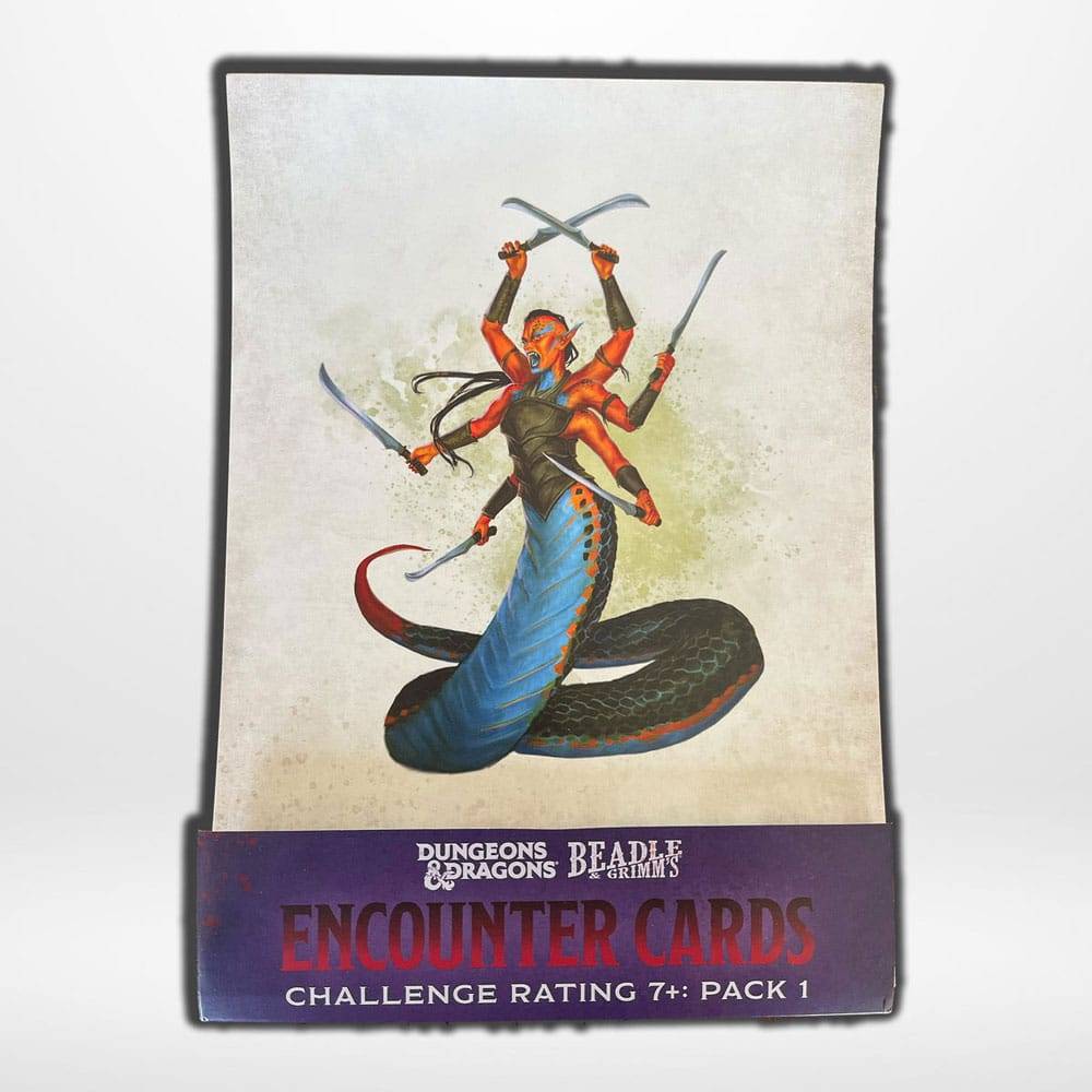 Dungeons & Dragons RPG Encounter Cards Challenge Rating 7+: Pack 1