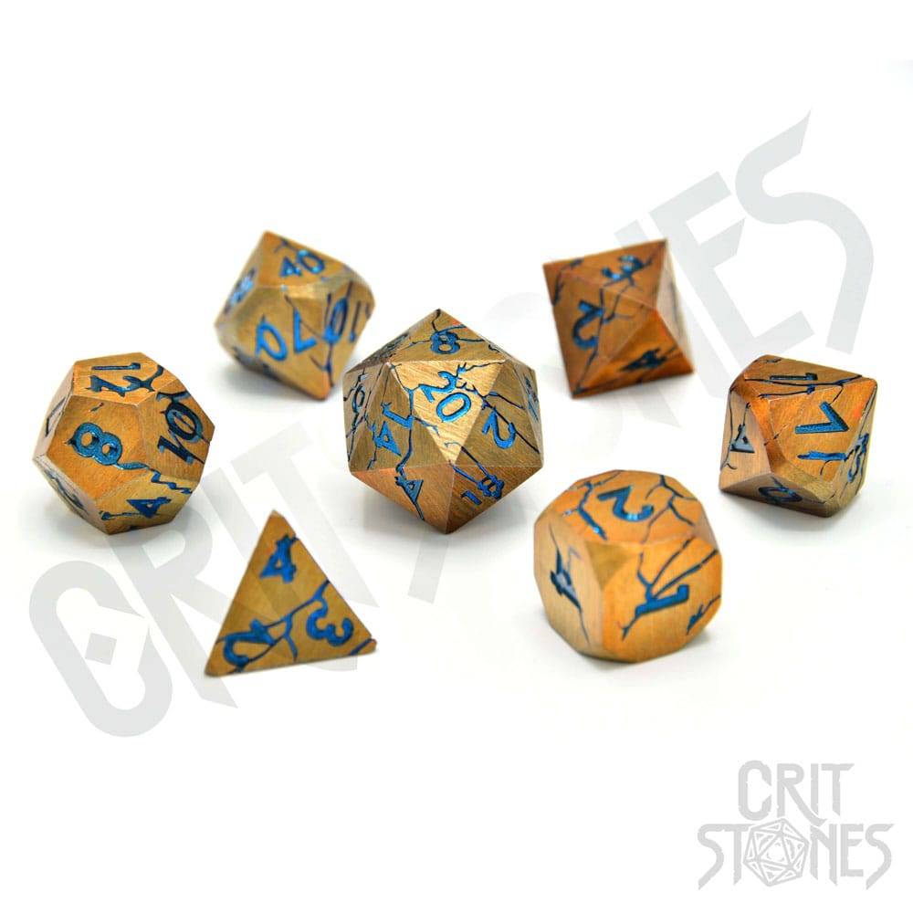 CritStones Metal Dice Set Sundered Spells