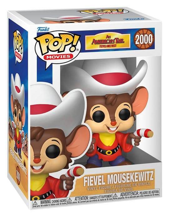An American Tail: Fievel Goes West POP Vinyl Figure Fievel Mousekewitz 9 cm