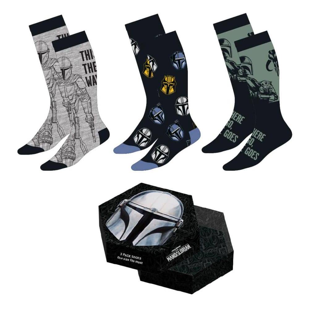 Star Wars: The Mandalorian Socks 3-Pack Mandalorian 38-45