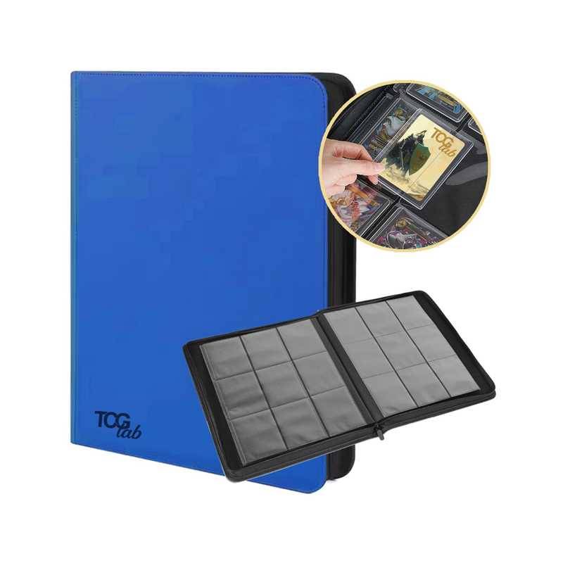 TcgLab Album per Toploader a 9 Tasche (252 toploader) - Blu