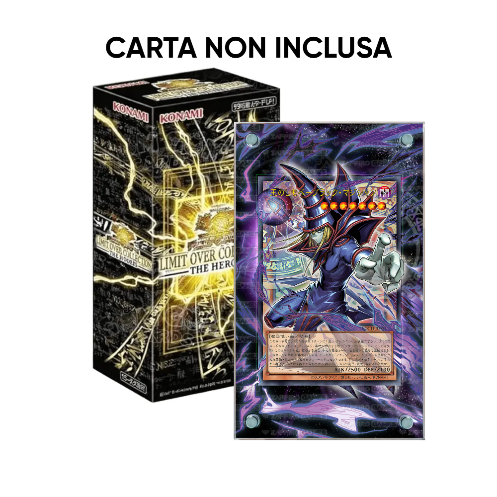 Yu-Gi-Oh! – Limit Over Collection: The Heroes Display 15 Bustine (JAP) + Case Personalizzato Dark Magician Full Art